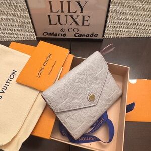 Louis Vuitton Monogram Gray Empriente Victorine Wallet
